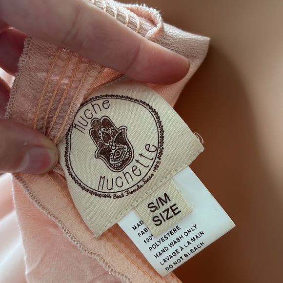 Muche Et Muchette Jolie Lace Accent Cover-up Dress In Blush - Picture 11 of 12